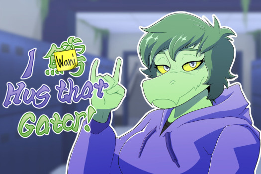 我想拥抱那只鳄鱼！ I Wani Hug that Gator! for Mac v1.8.1 英文原生版